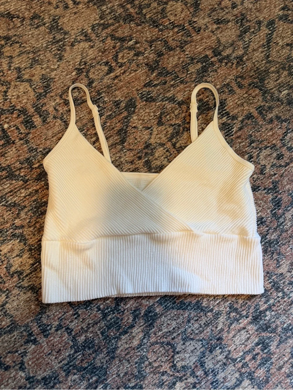 White Ribbed Tank top